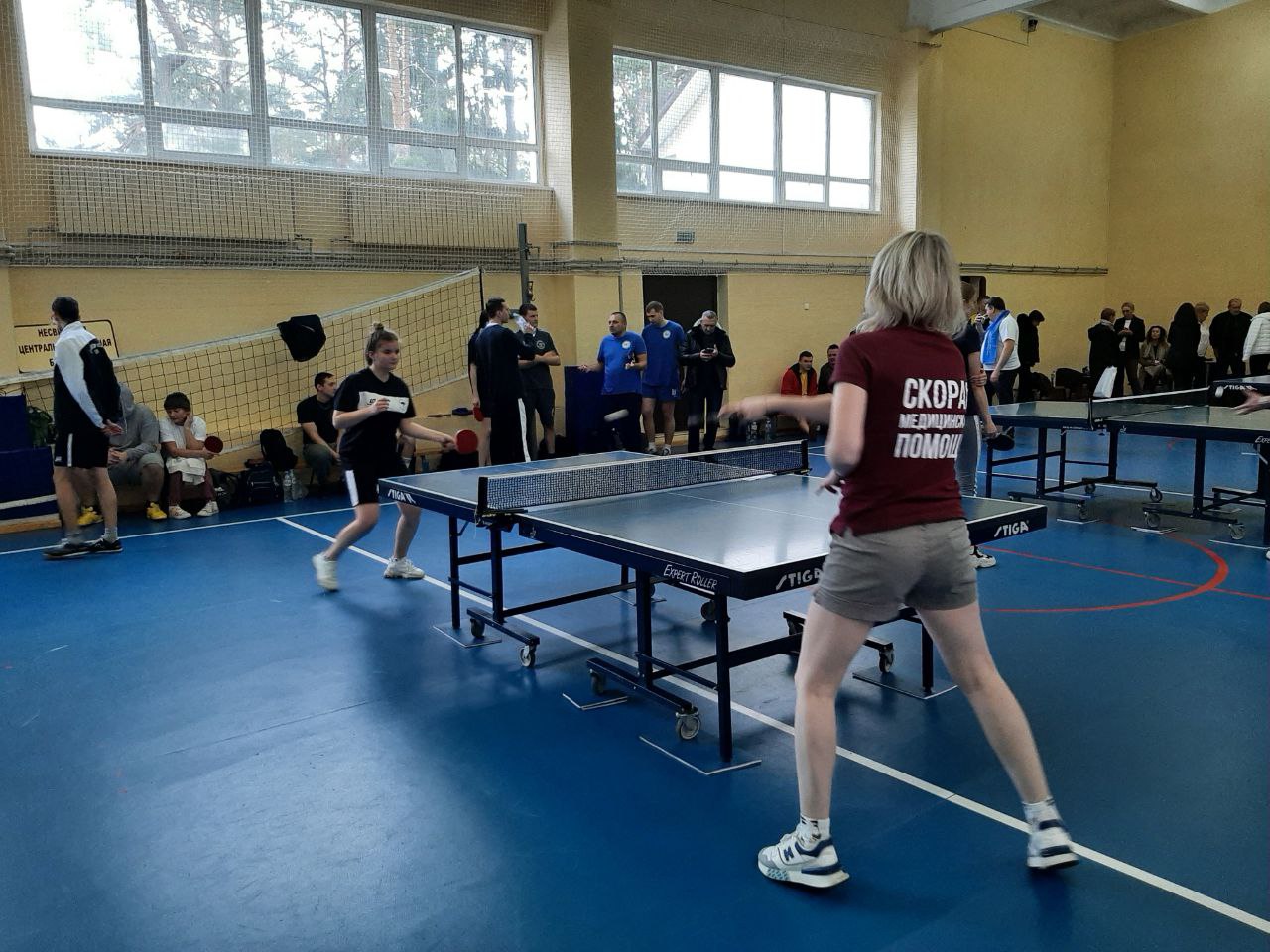 Соревнования по настольному теннису 