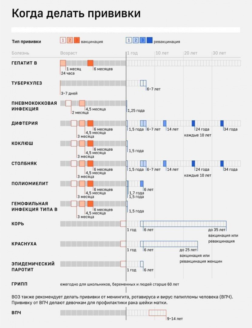 Мифы и страшилки про прививки 